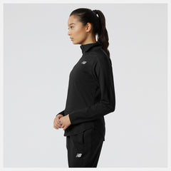 Hoodies &amp; Sweatshirts | Women New Balance Accelerate Half Zip Black