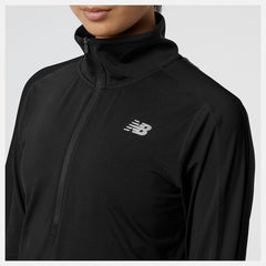 Hoodies &amp; Sweatshirts | Women New Balance Accelerate Half Zip Black