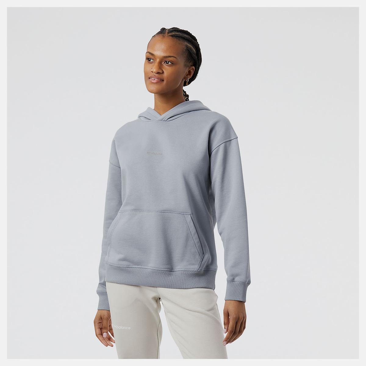 Hoodies &amp; Sweatshirts | Women New Balance Athletics Nature State French Terry Hoodie Steel