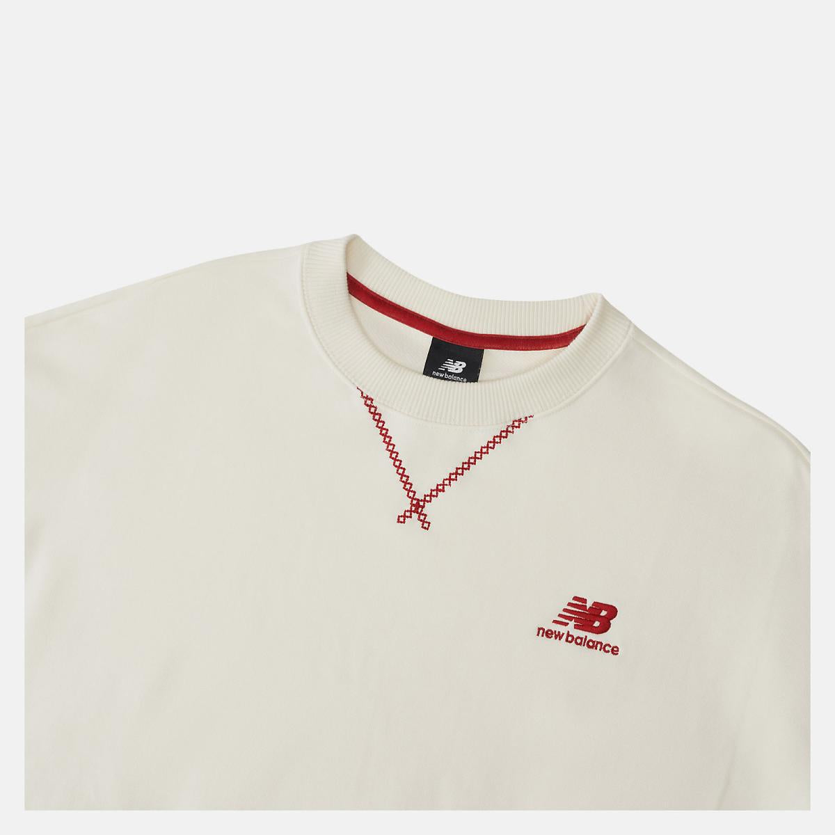 Hoodies &amp; Sweatshirts | Women New Balance NB Athletics Lunar New Year French Terry Crewneck Cannoli Cream