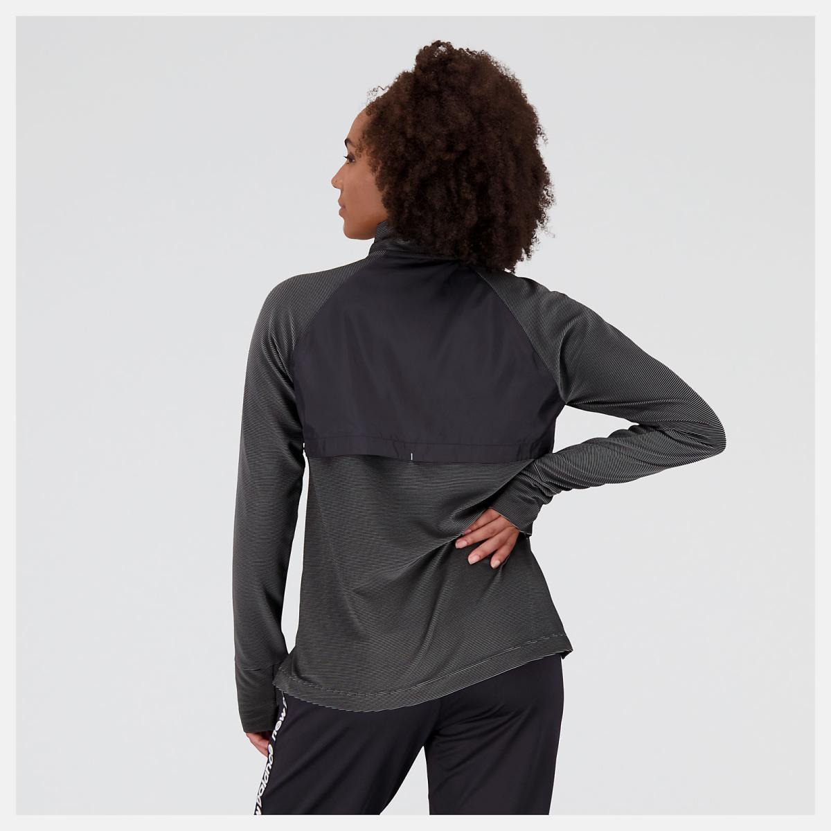 Hoodies &amp; Sweatshirts | Women New Balance Q Speed Shift 1/2 Zip Black