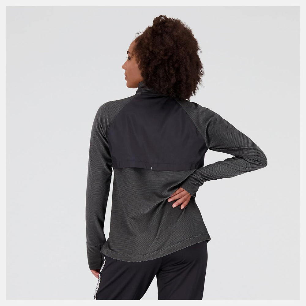 Hoodies &amp; Sweatshirts | Women New Balance Q Speed Shift 1/2 Zip Black