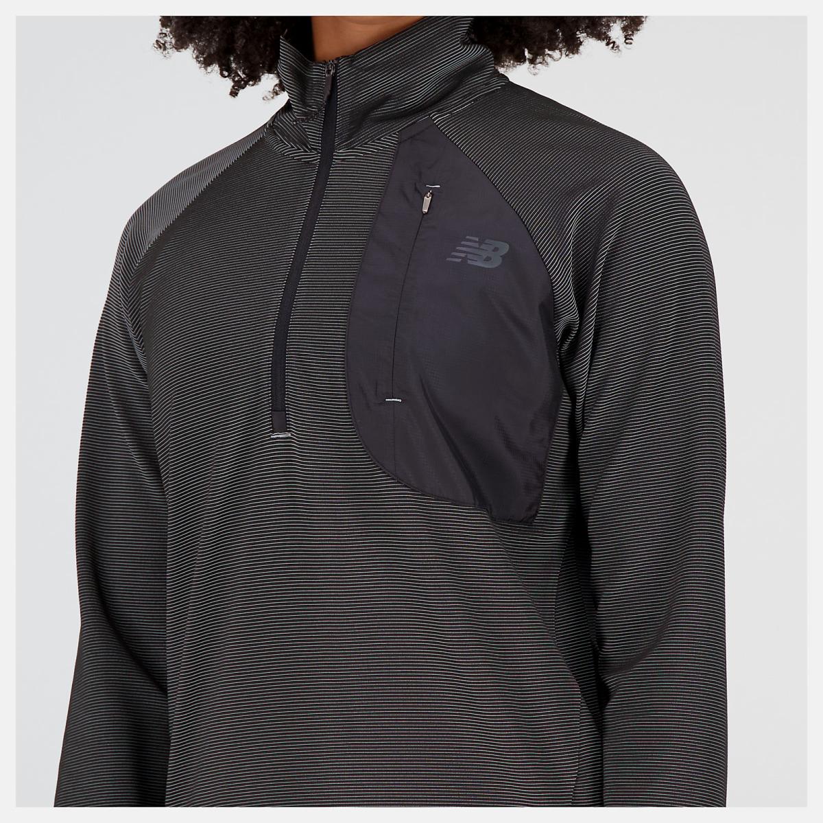 Hoodies &amp; Sweatshirts | Women New Balance Q Speed Shift 1/2 Zip Black