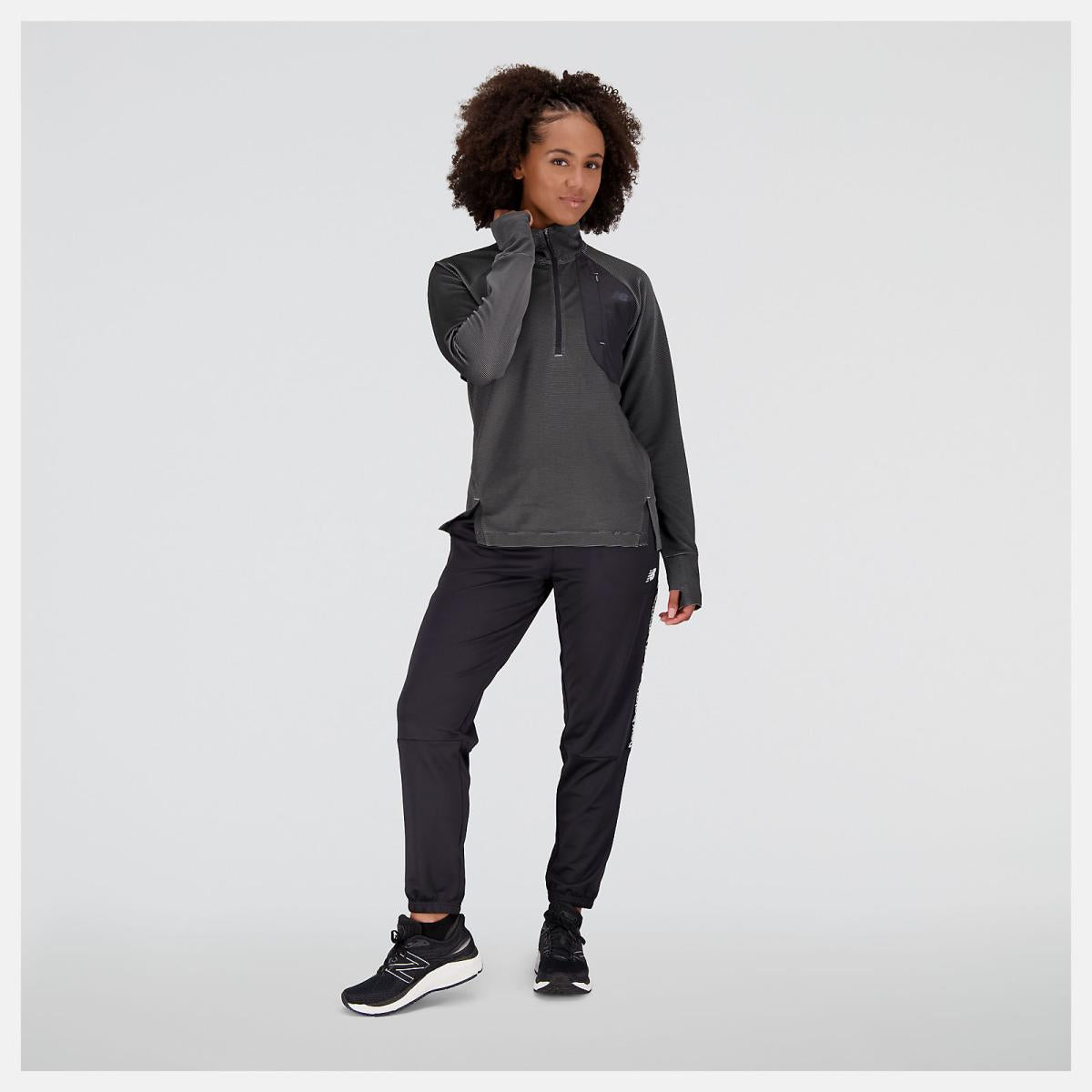 Hoodies &amp; Sweatshirts | Women New Balance Q Speed Shift 1/2 Zip Black