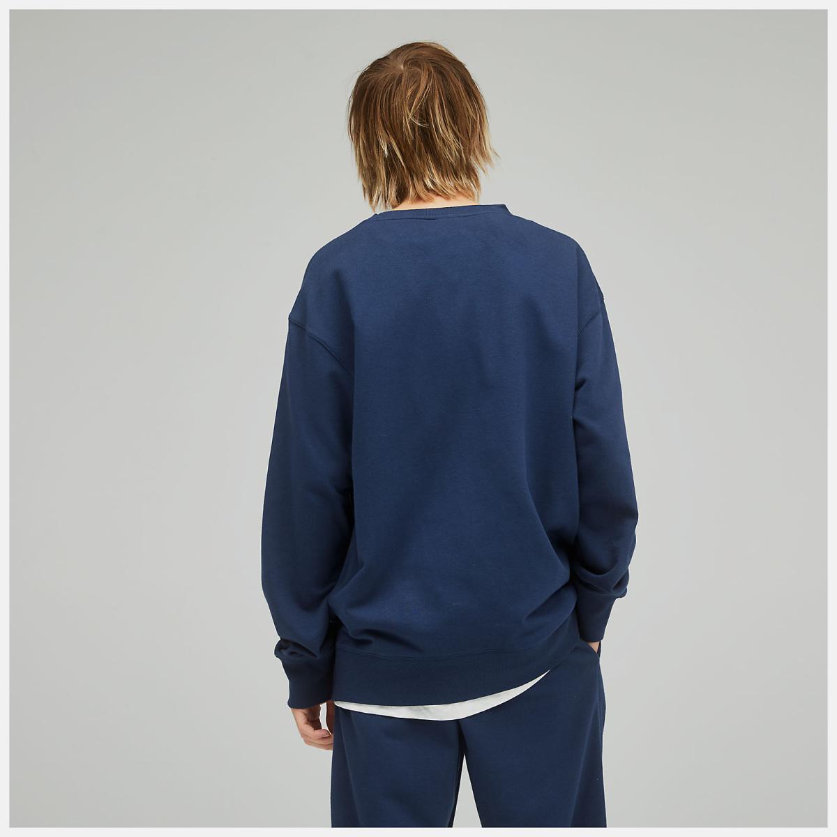 Hoodies &amp; Sweatshirts | Women New Balance Uni-ssentials French Terry Crewneck Sweatshirt Natural Indigo