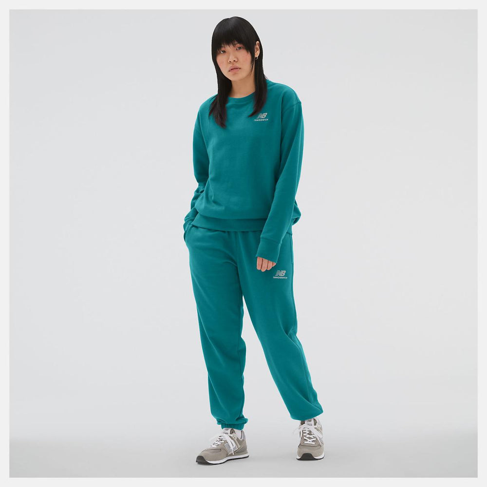 Hoodies &amp; Sweatshirts | Women New Balance Uni-ssentials French Terry Crewneck Sweatshirt Vintage Teal