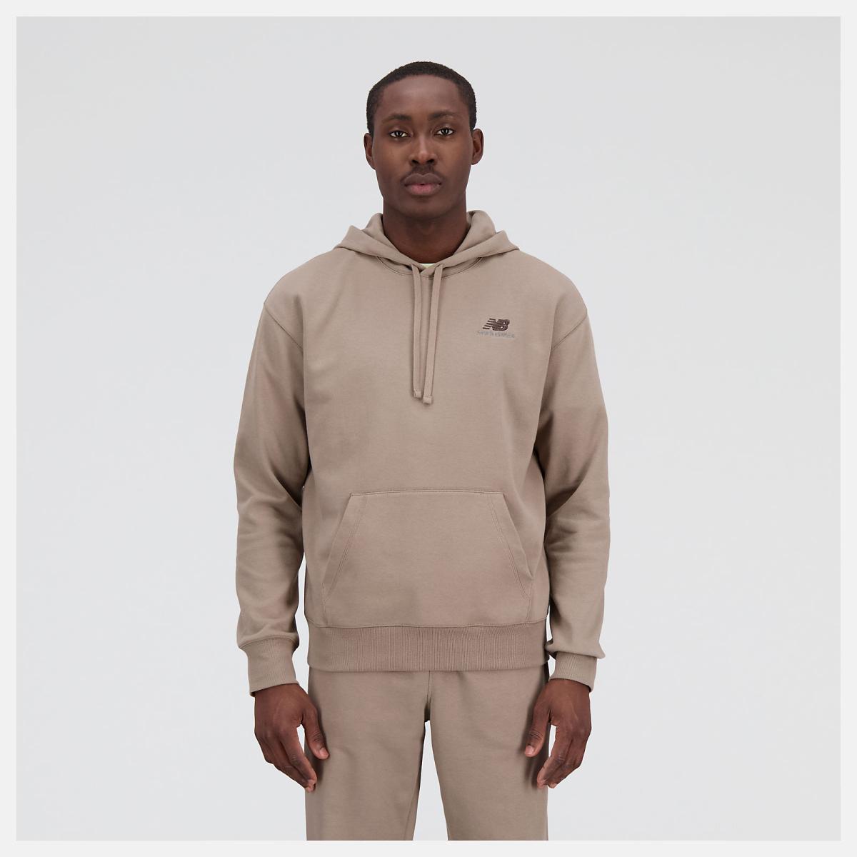 Hoodies &amp; Sweatshirts | Women New Balance Uni-ssentials French Terry Hoodie Mushroom