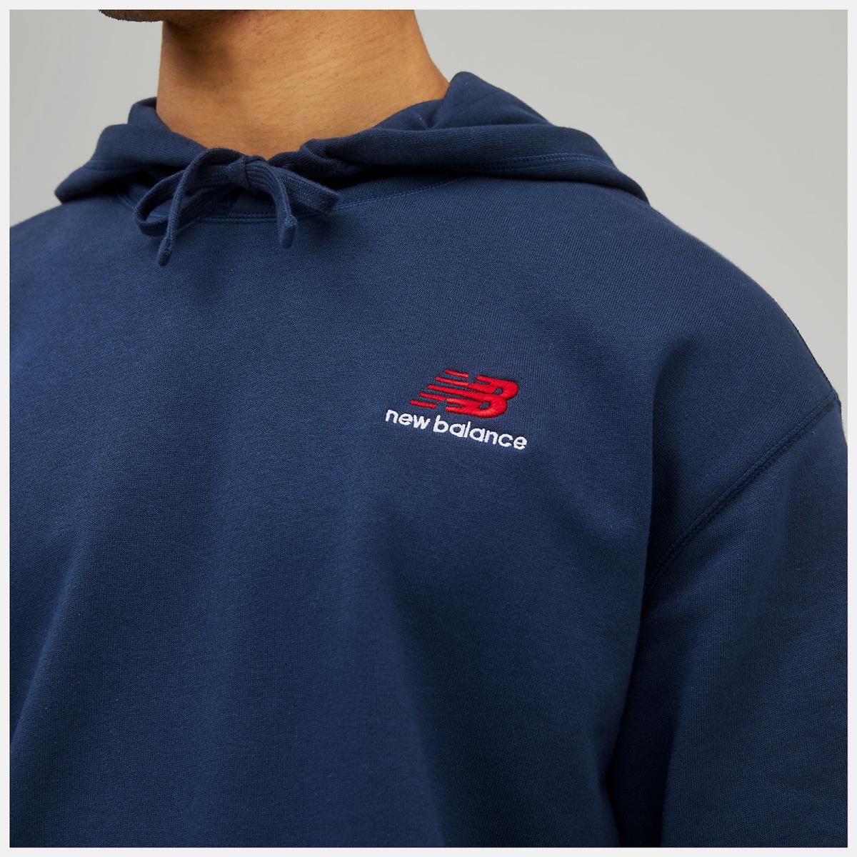 Hoodies &amp; Sweatshirts | Women New Balance Uni-ssentials French Terry Hoodie Natural Indigo