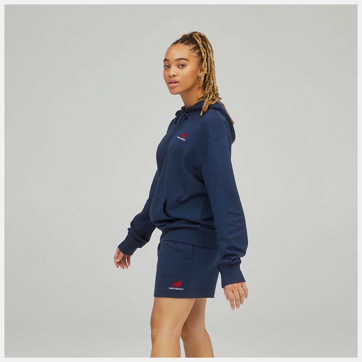 Hoodies &amp; Sweatshirts | Women New Balance Uni-ssentials French Terry Hoodie Natural Indigo