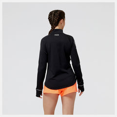 Hoodies &amp; Sweatshirts | Women New Balance United Airlines NYC Half NB Heat Grid Half Zip Black