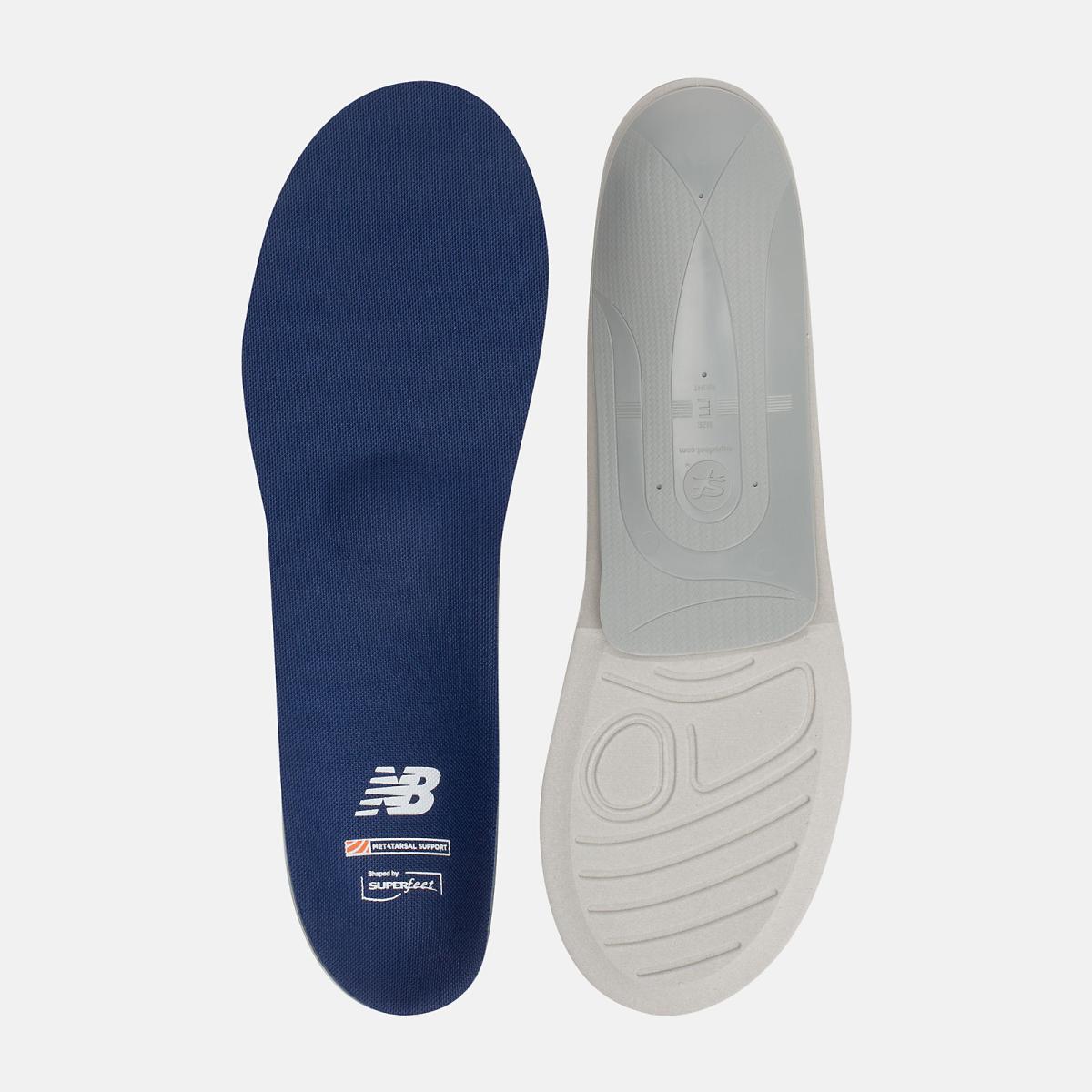 Insoles | Men/Women New Balance Casual Metatarsal Support Black With Grey