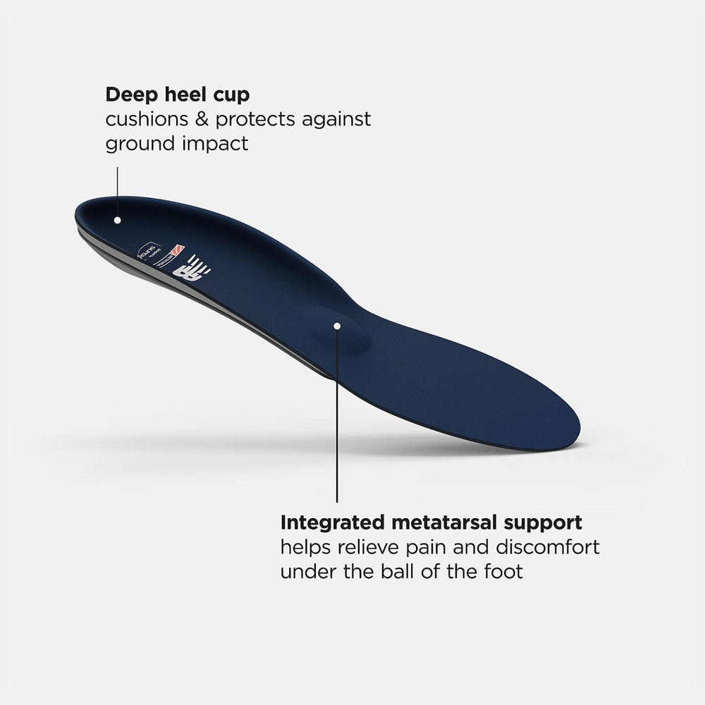 Insoles | Men/Women New Balance Casual Metatarsal Support Black With Grey