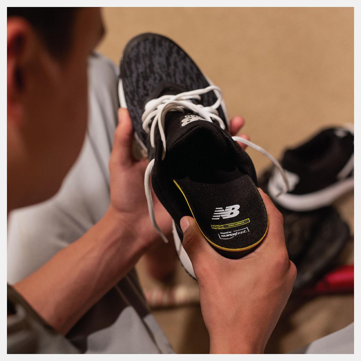 Insoles | Men/Women New Balance Sport High Impact Insole Black With Atomic Yellow