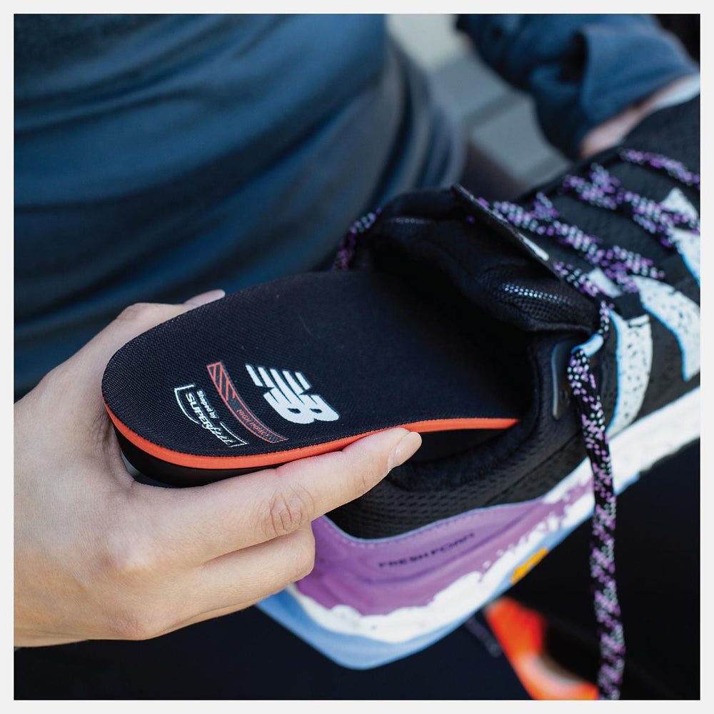 Insoles | Men/Women New Balance Sport Women&#039;s High Impact Insole Black With Varsity Orange