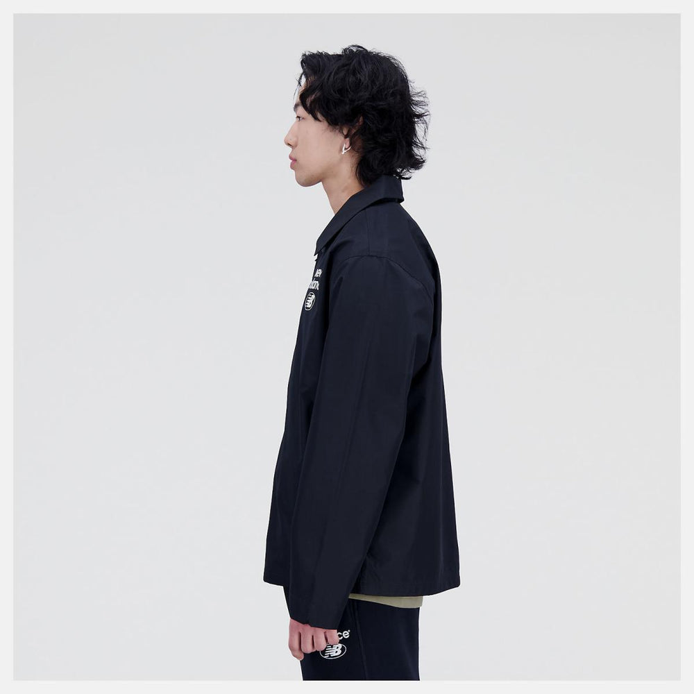 Jackets &amp; Vests | Men New Balance Essentials Reimagined Woven Jacket Black
