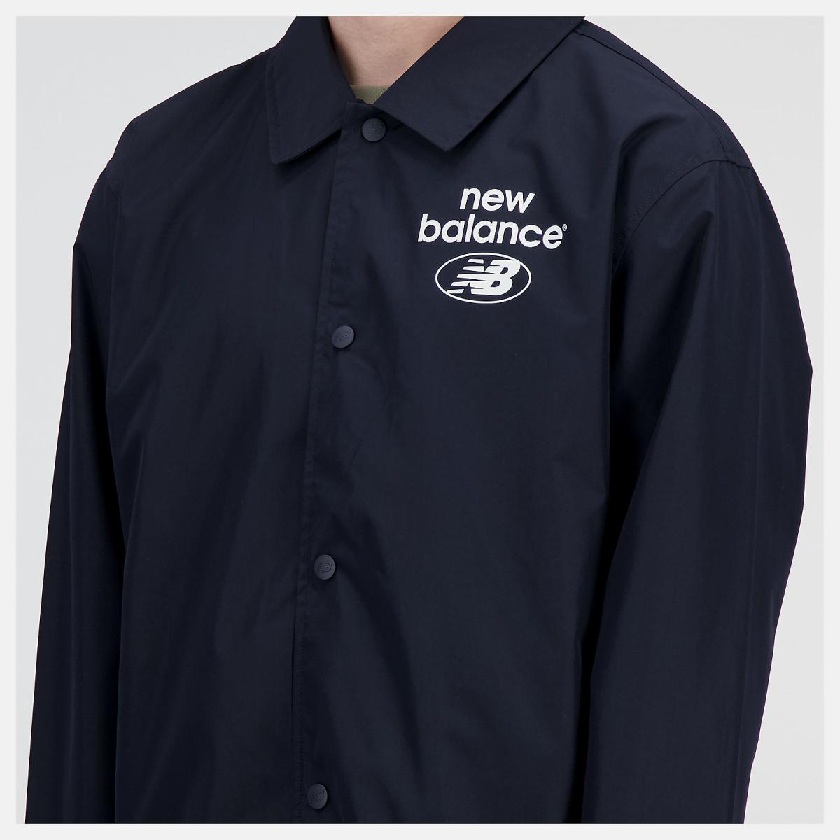 Jackets &amp; Vests | Men New Balance Essentials Reimagined Woven Jacket Black