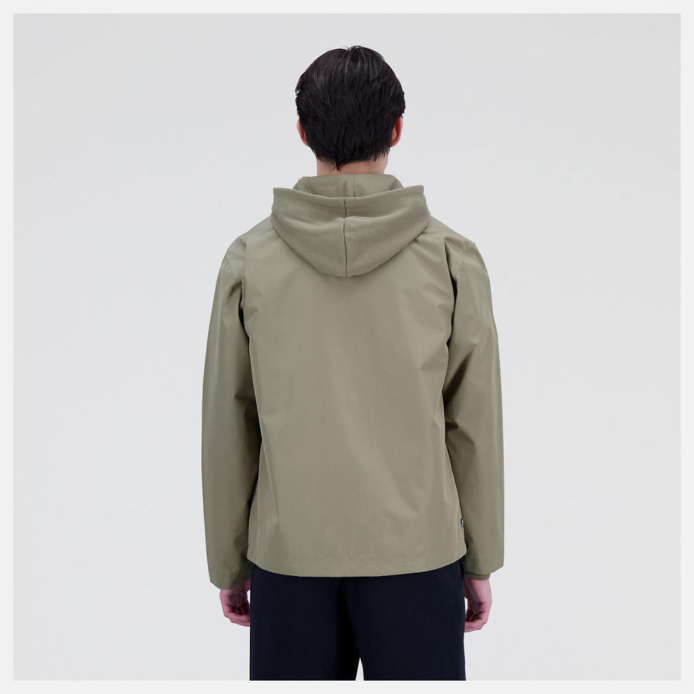 Jackets &amp; Vests | Men New Balance Essentials Reimagined Woven Jacket Covert Green