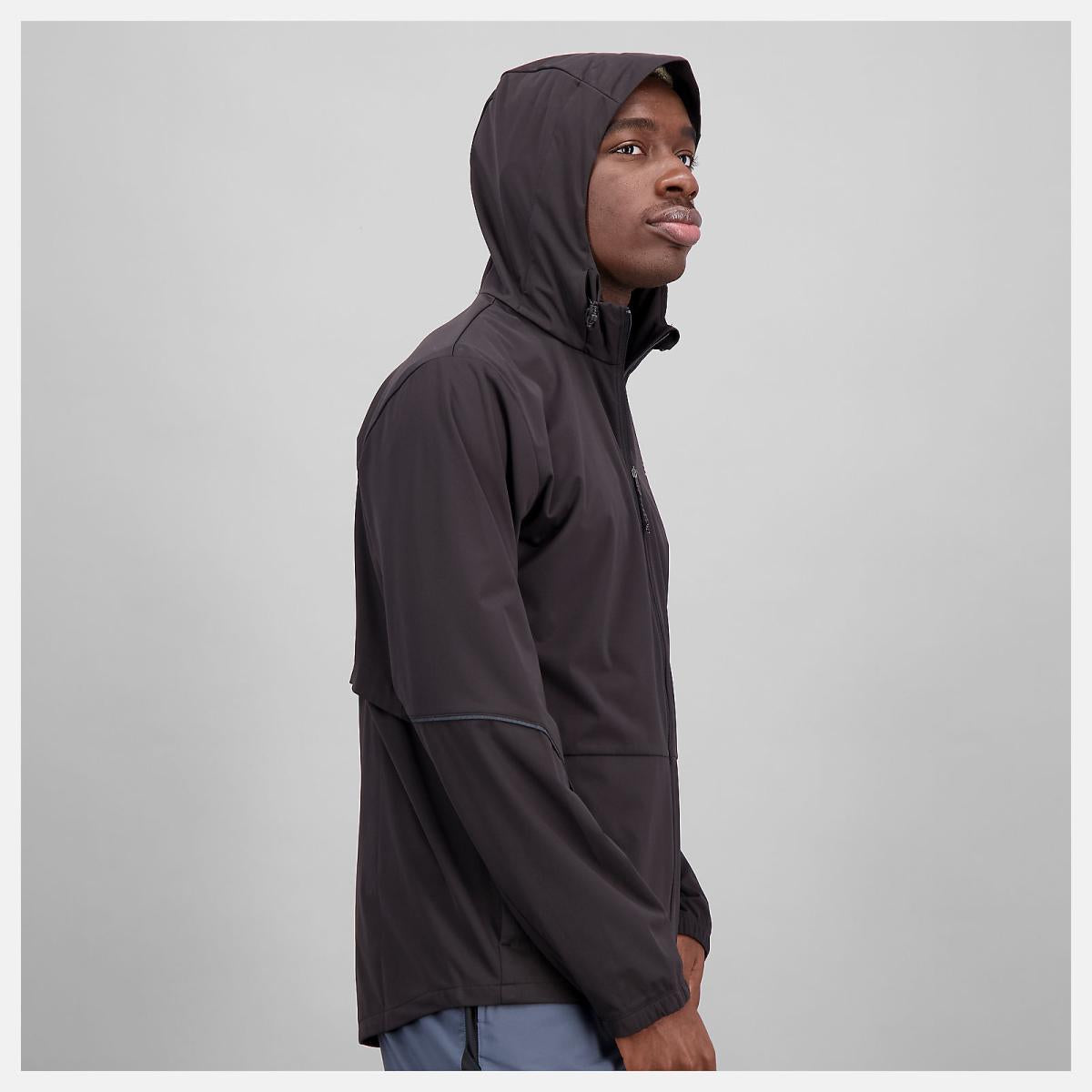 Jackets &amp; Vests | Men New Balance Impact Run Water Defy Jacket Black