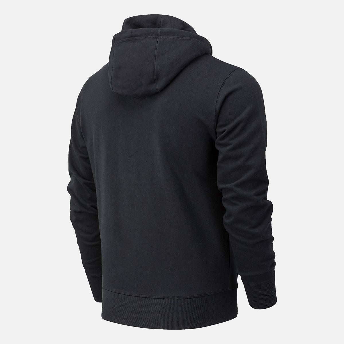 Jackets &amp; Vests | Men New Balance NB Essentials Stacked Full Zip Hoodie Black