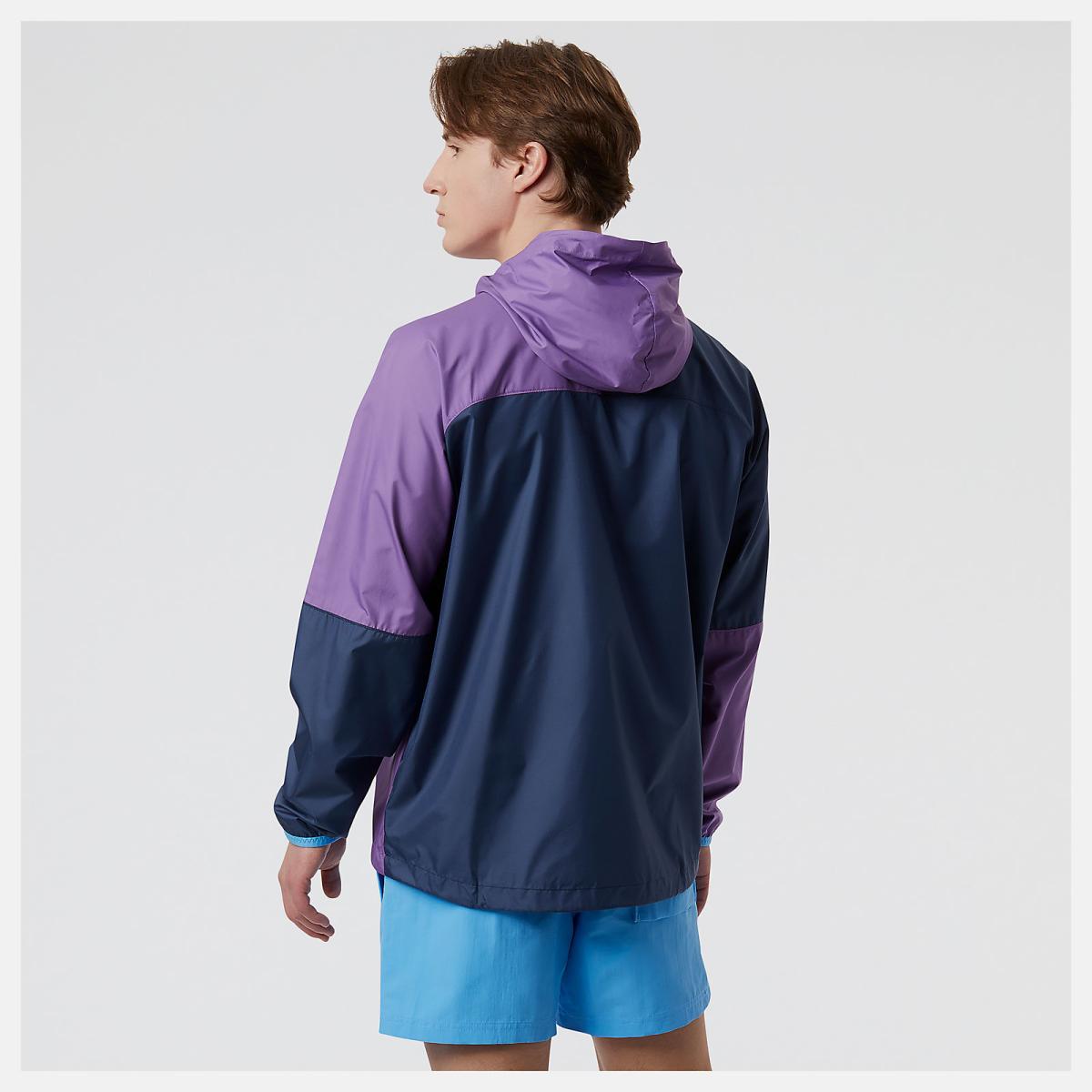 Jackets &amp; Vests | Men New Balance Parks Project X New Balance Packable Anorak Jacket Sour Grape