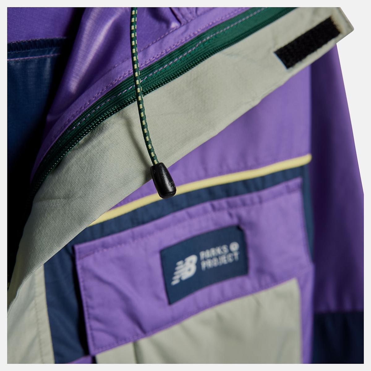 Jackets &amp; Vests | Men New Balance Parks Project X New Balance Packable Anorak Jacket Sour Grape
