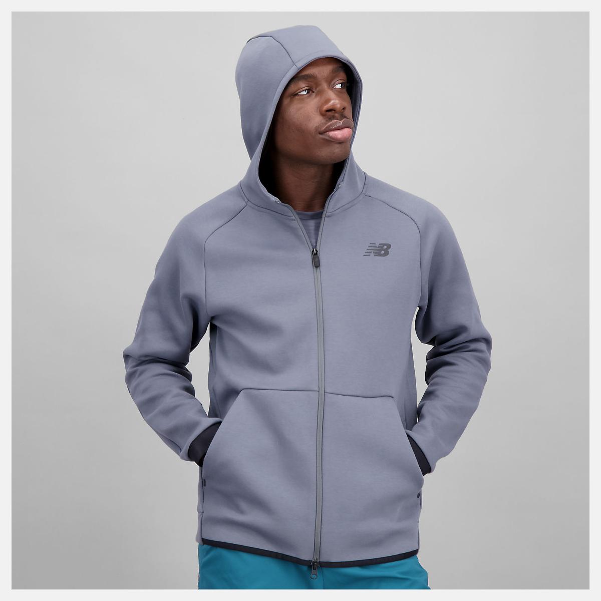 Jackets &amp; Vests | Men New Balance R.W.Tech Fleece Full Zip Lead