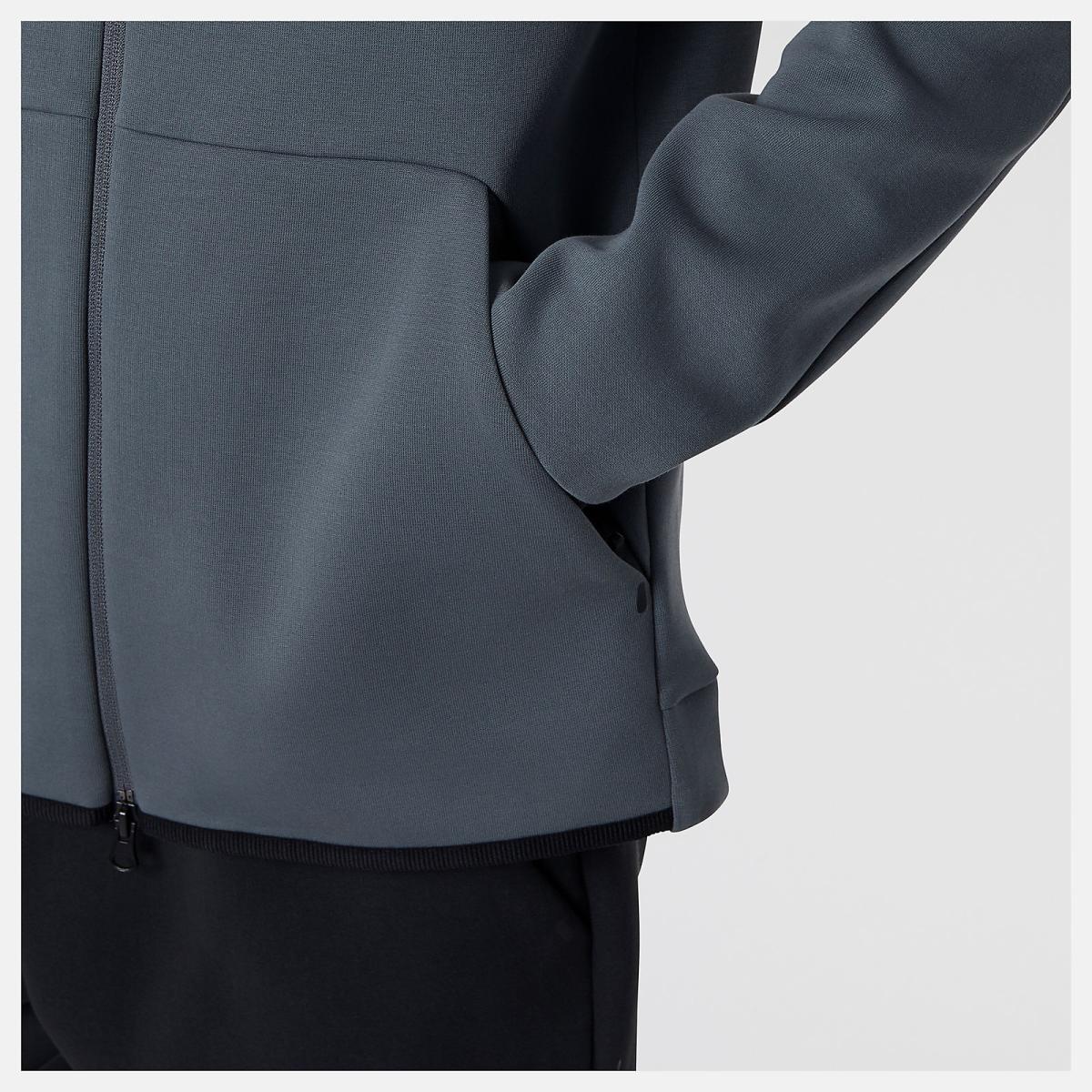 Jackets &amp; Vests | Men New Balance R.W.Tech Fleece Full Zip Lead