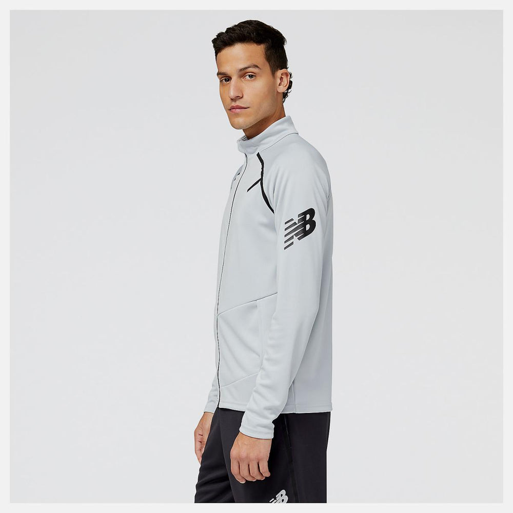 Jackets &amp; Vests | Men New Balance Tenacity Football Training Track Jacket Light Aluminum