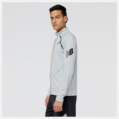 Jackets &amp; Vests | Men New Balance Tenacity Football Training Track Jacket Light Aluminum