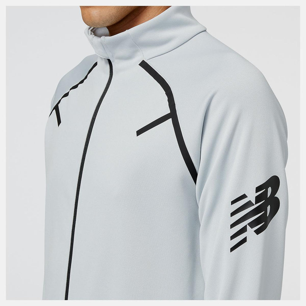 Jackets &amp; Vests | Men New Balance Tenacity Football Training Track Jacket Light Aluminum