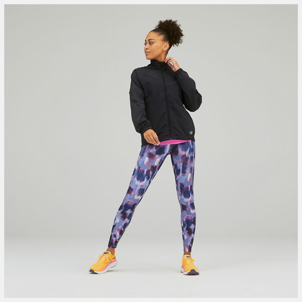 Jackets &amp; Vests | Women New Balance Impact Run Packable Jacket Black
