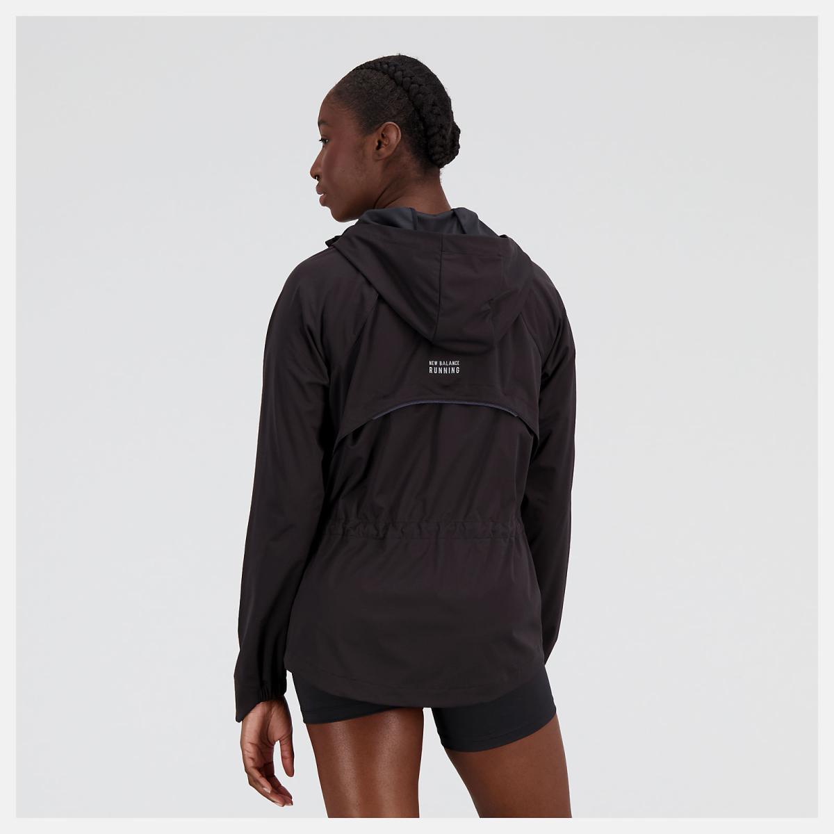 Jackets &amp; Vests | Women New Balance Impact Run Water Defy Jacket Black