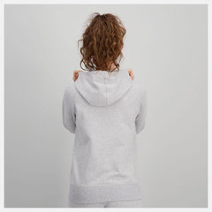 Jackets &amp; Vests | Women New Balance NB Essentials Full Zip Hoodie Athletic Grey