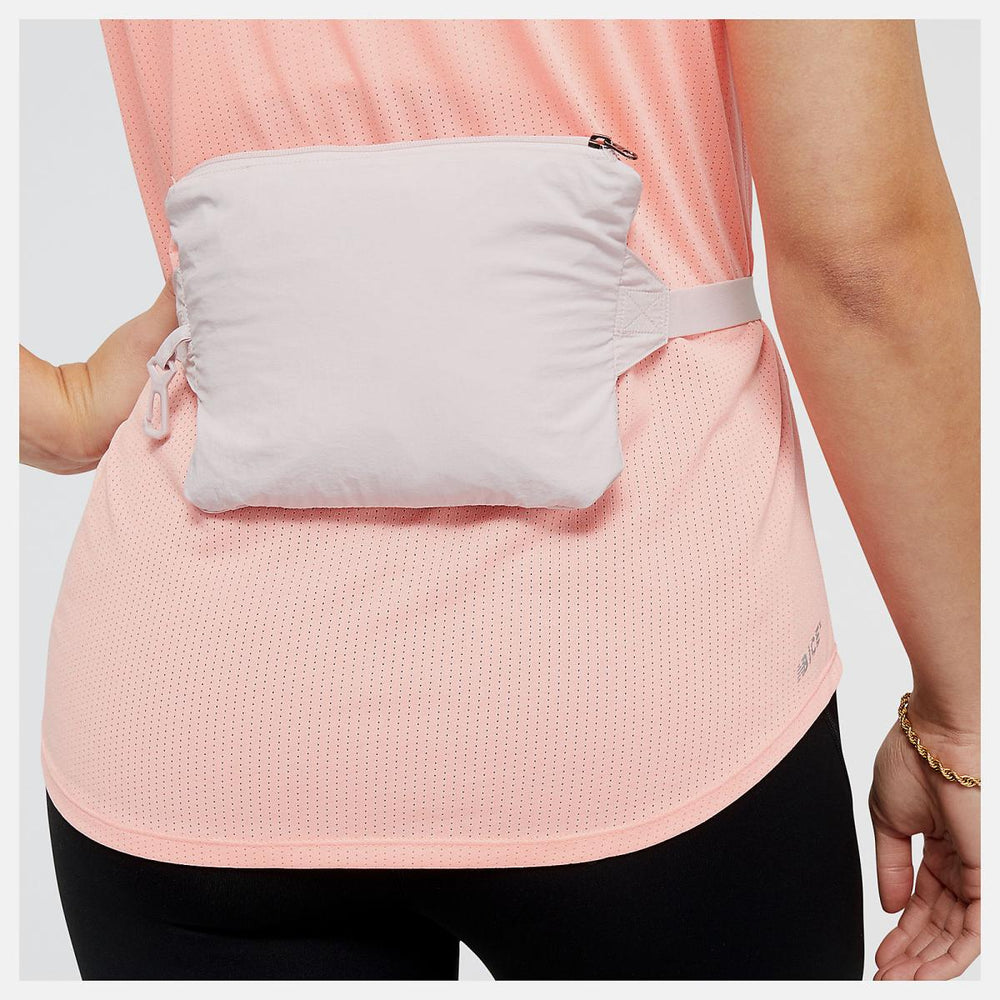 Jackets &amp; Vests | Women New Balance United Airlines NYC Half Printed Impact Run Packable Jacket Stone Pink