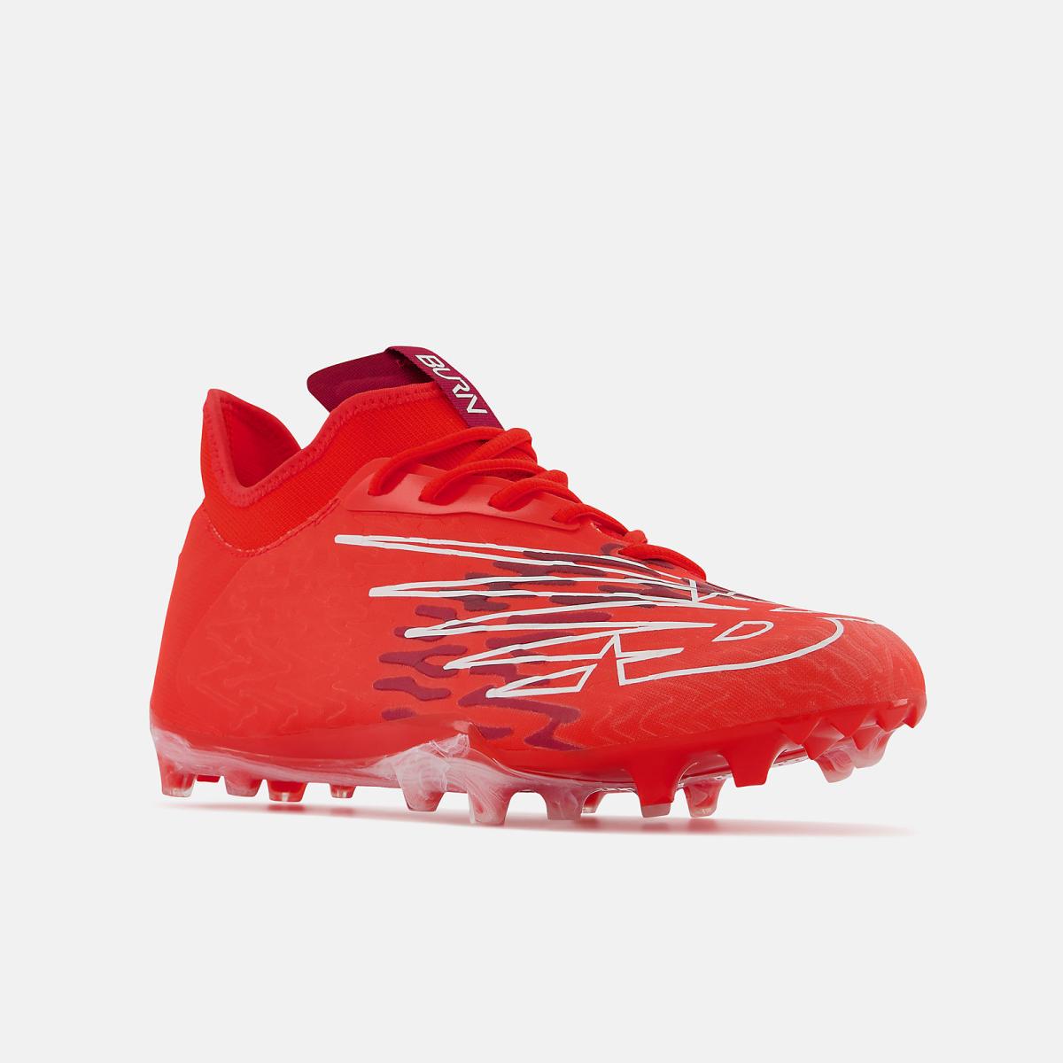 Lacrosse | Men/Women New Balance BurnX3 Red With Flame