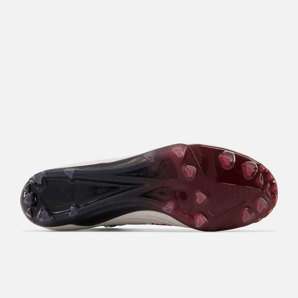 Lacrosse | Men/Women New Balance BurnX3 White With Crimson And Black