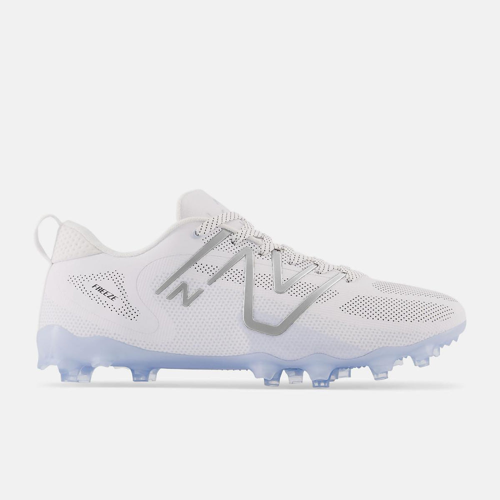 Lacrosse | Men/Women New Balance FreezeLX V4 Low White With Black And Polar Blue