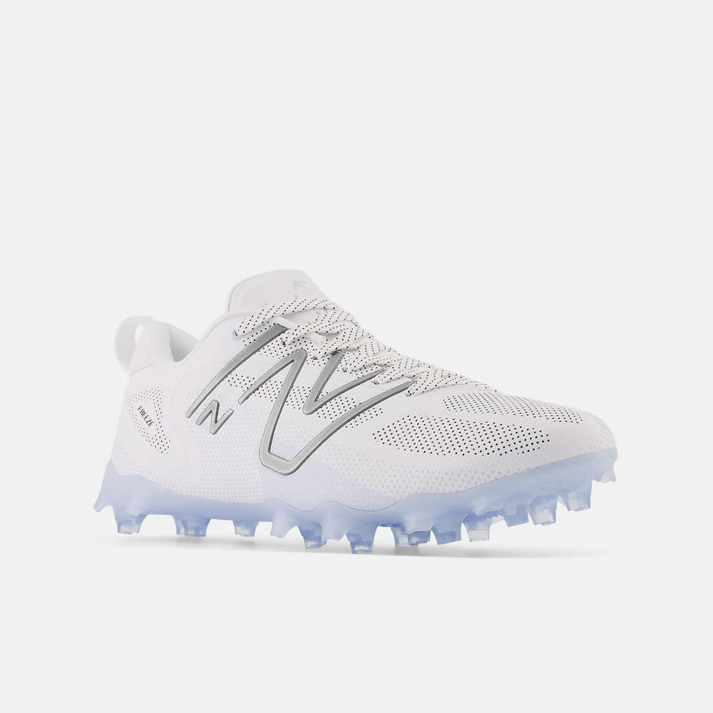 Lacrosse | Men/Women New Balance FreezeLX V4 Low White With Black And Polar Blue