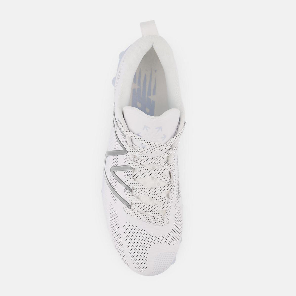 Lacrosse | Men/Women New Balance FreezeLX V4 Low White With Black And Polar Blue
