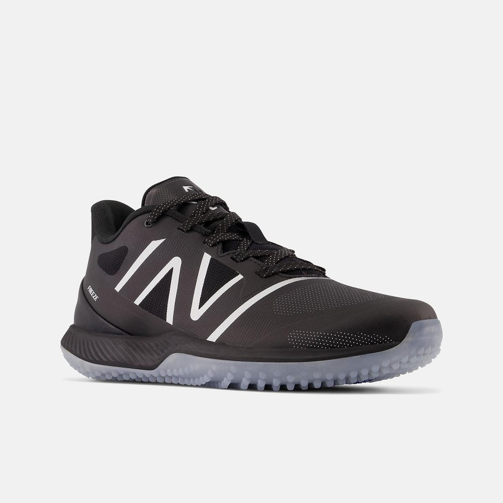 Lacrosse | Men/Women New Balance FreezeLX V4 Turf Black With Grey And Polar Blue