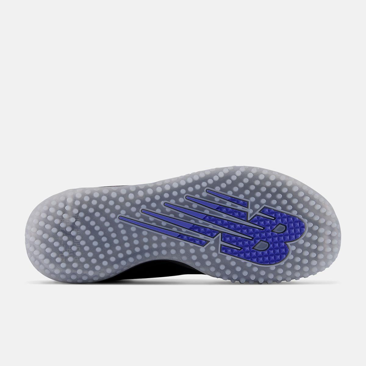 Lacrosse | Men/Women New Balance FreezeLX V4 Turf Black With Grey And Polar Blue