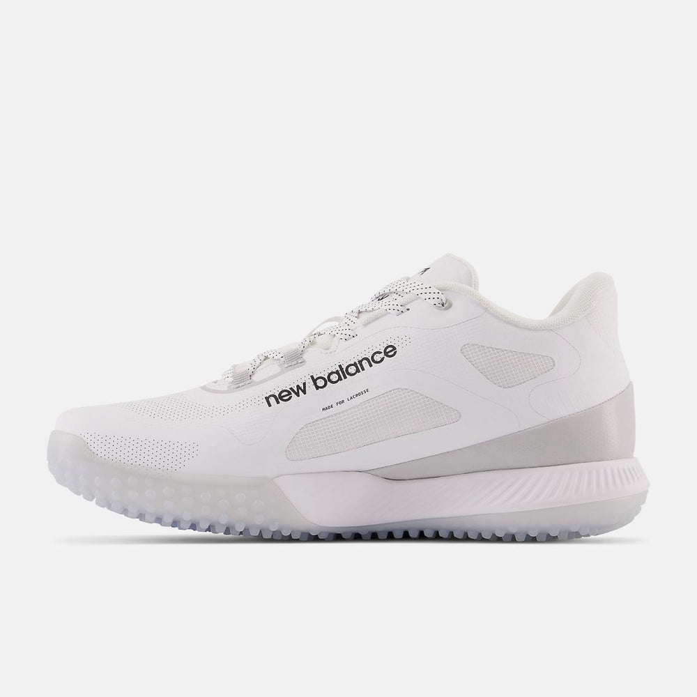 Lacrosse | Men/Women New Balance FreezeLX V4 Turf White With Black And Polar Blue