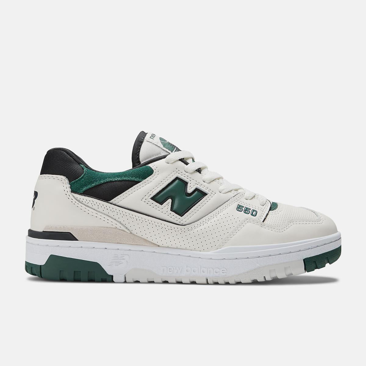 Lifestyle | Men New Balance 550 Beige With Nightwatch Green And Black