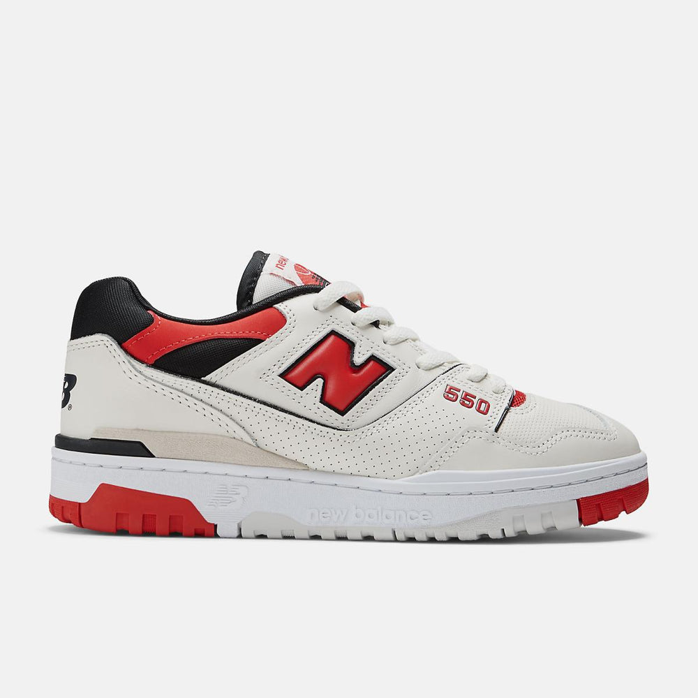 Lifestyle | Men New Balance 550 Sea Salt With True Red And Black