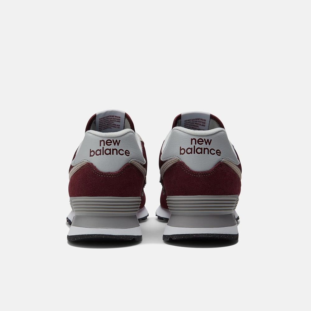 Lifestyle | Men New Balance 574 Core Burgundy With White