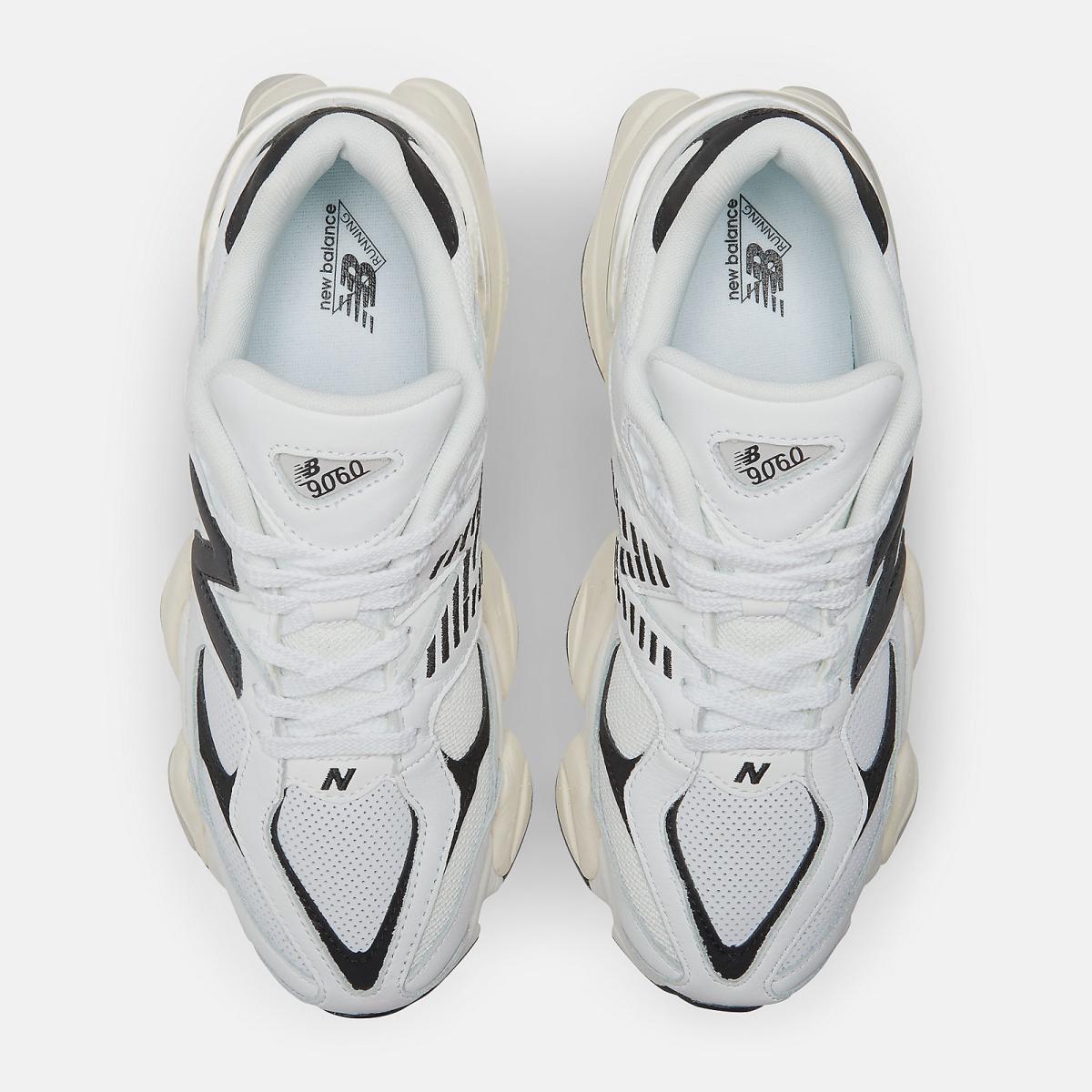 Lifestyle | Men New Balance 9060 White With Black And Sea Salt