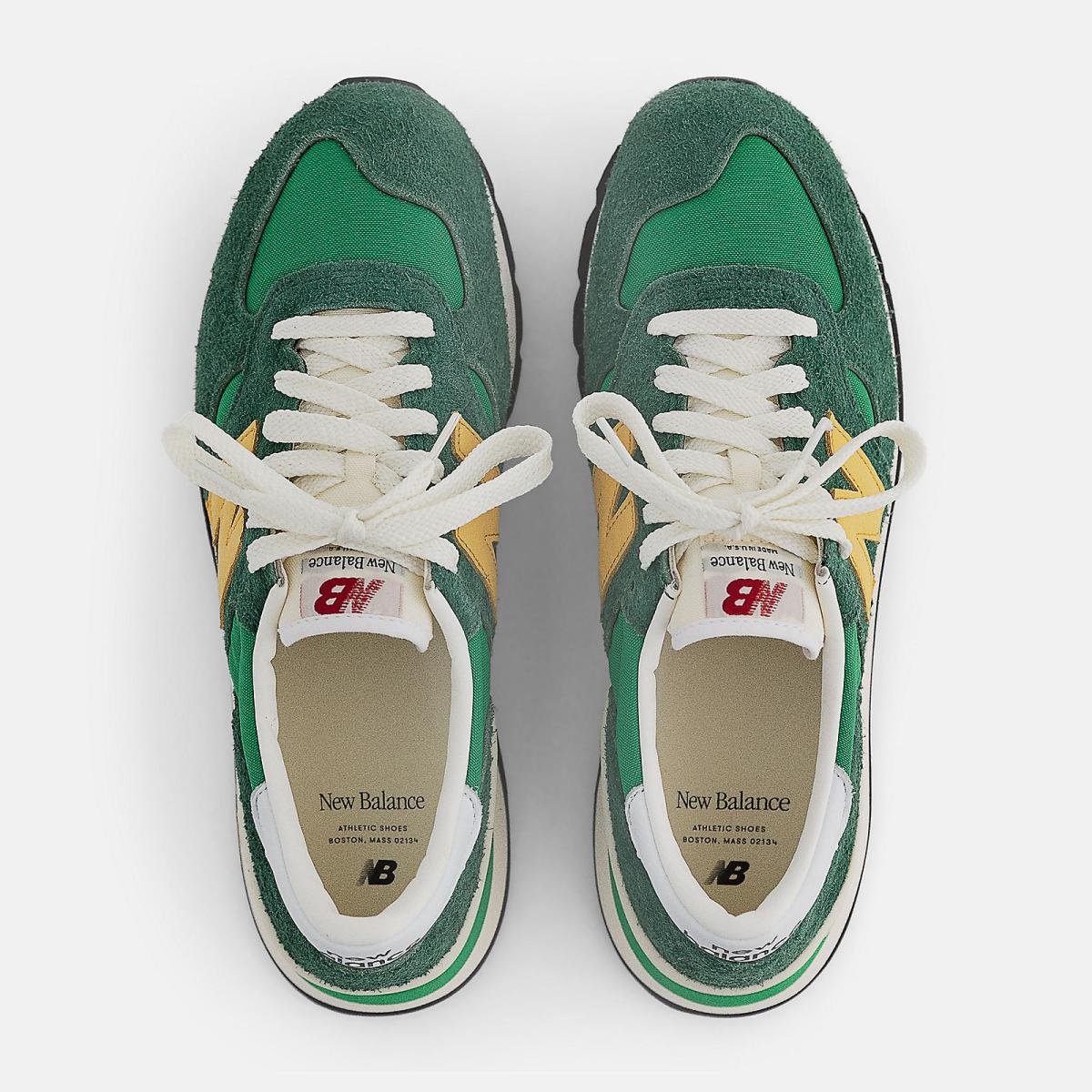 Lifestyle | Men New Balance MADE In USA 990 Green With Gold