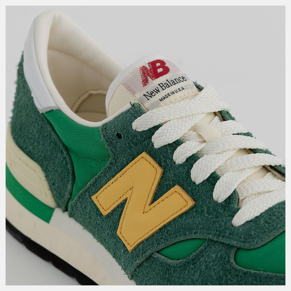 Lifestyle | Men New Balance MADE In USA 990 Green With Gold