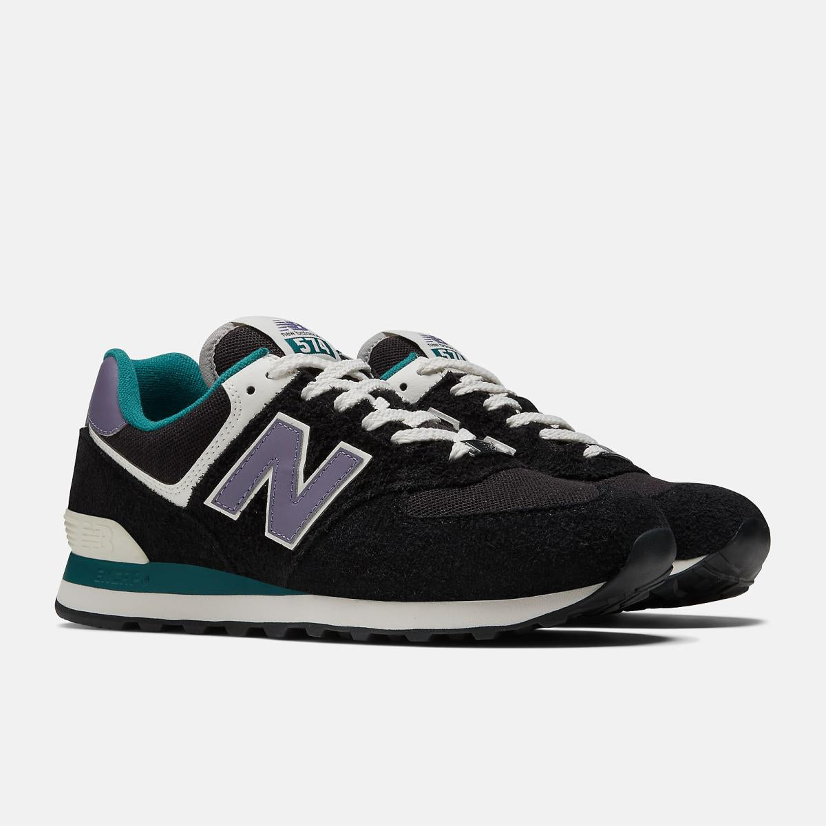 Lifestyle | Men/Women New Balance 574 Black With Blue