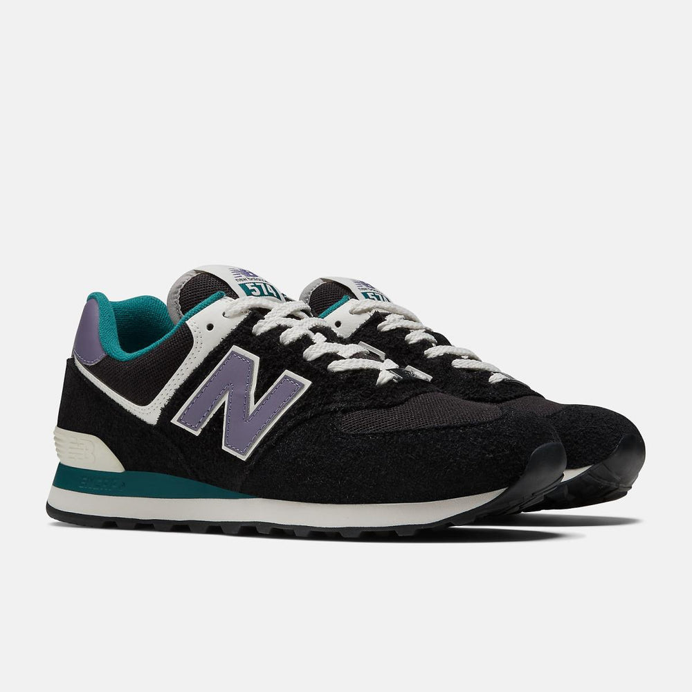 Lifestyle | Men/Women New Balance 574 Black With Blue